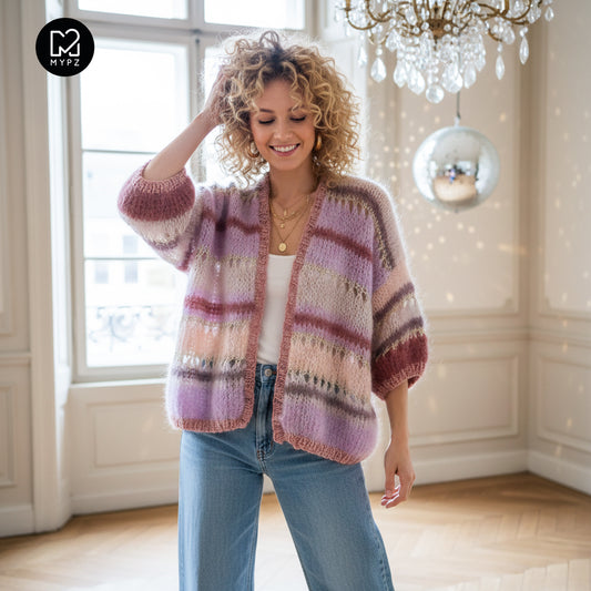MYPZ Short Light Mohair Cardigan Emma