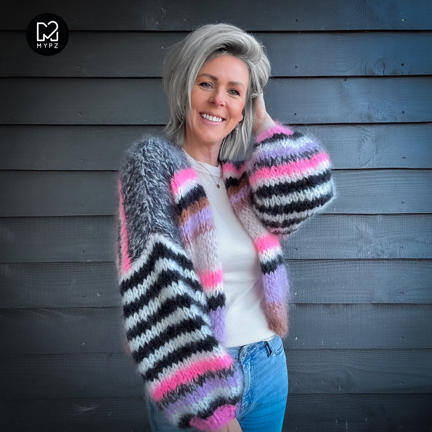 MYPZ Chunky Mohair Cardigan Alex