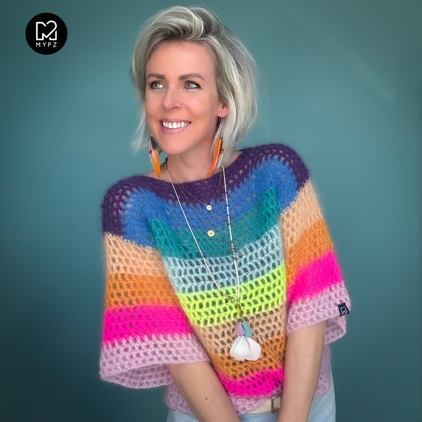 Crochet kit - Rainbow top