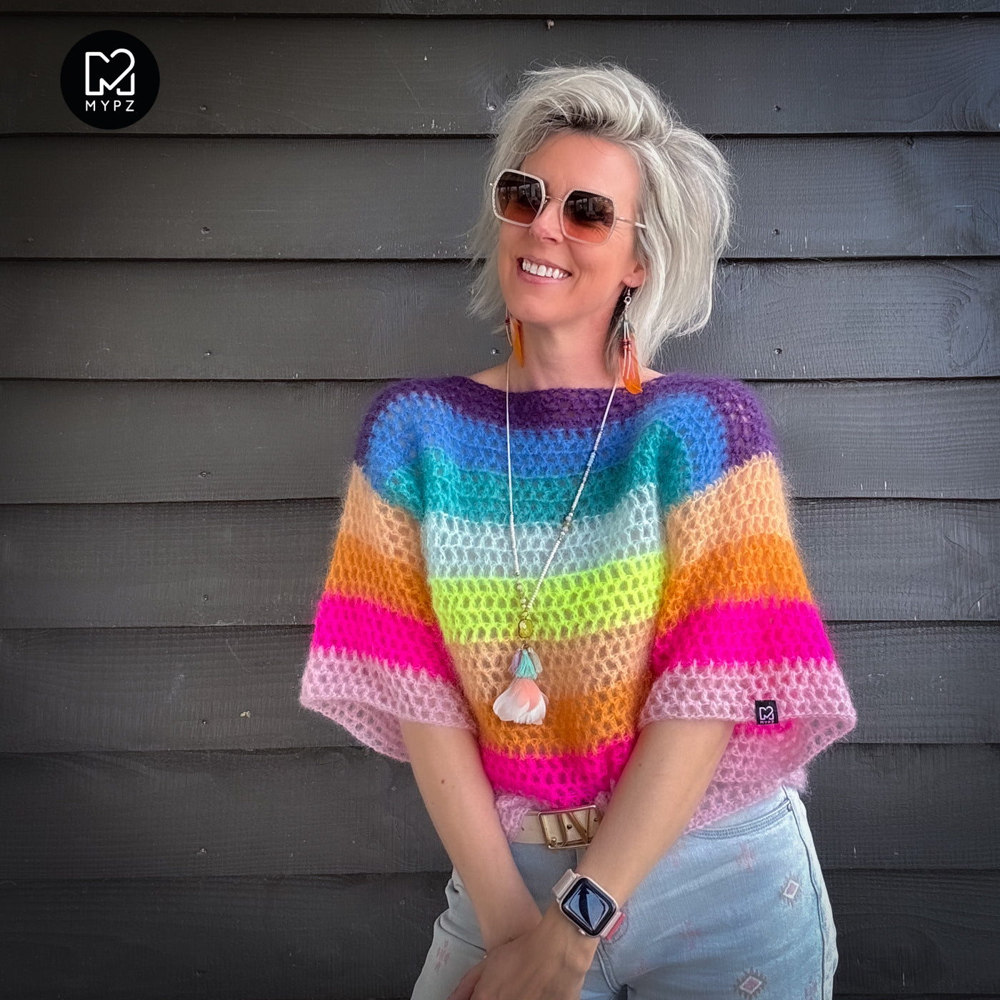 Crochet kit - Rainbow top