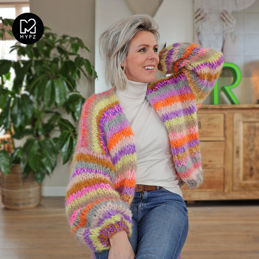 Knitting Kit – MYPZ Short Chunky Mohair Cardigan Wow! No.15 (ENG-NL)