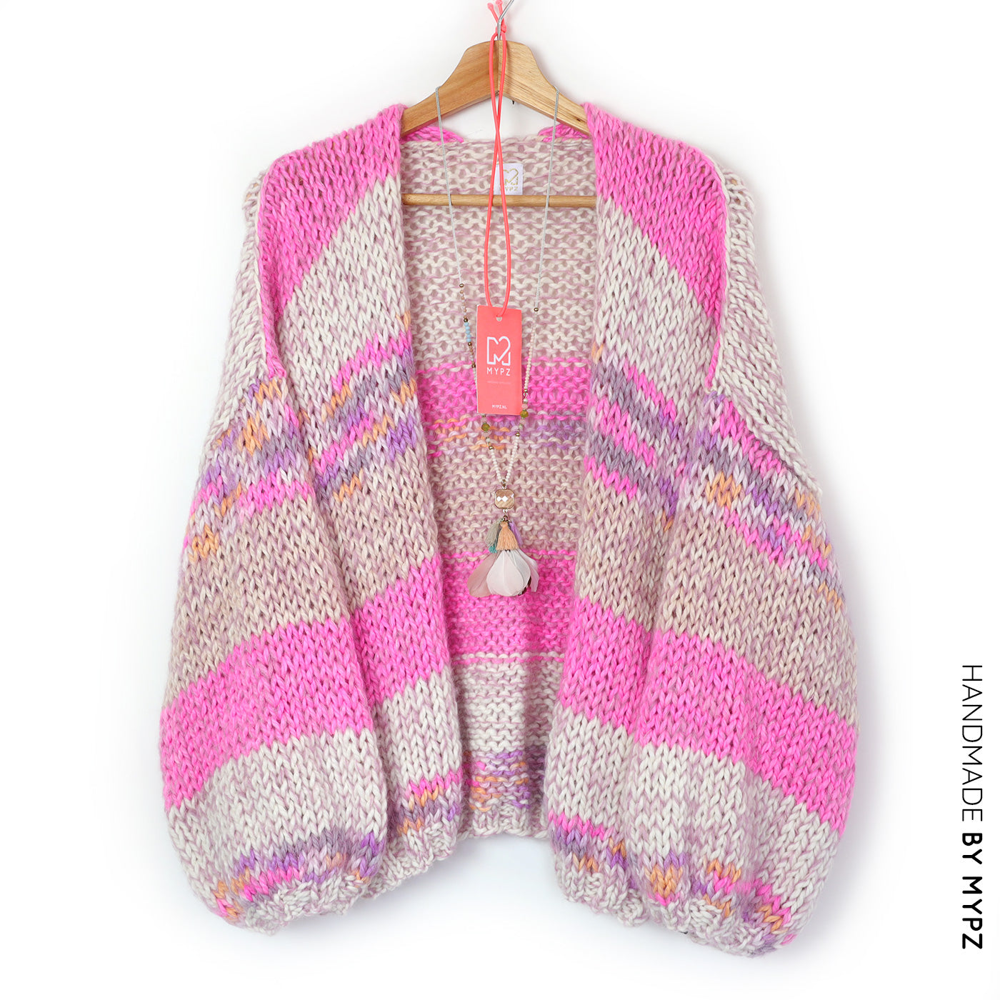 Knit Pattern – Chunky Alpaca Cardigan Amy-Rose No.12 (ENG-NL)