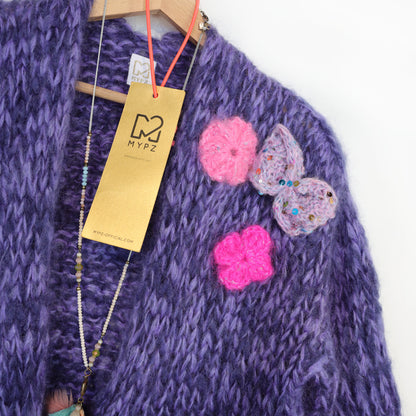 Chunky Mohair cardigan Sandra