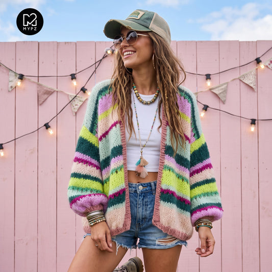 Knitting kit – MYPZ Light Alpaca Cardigan Featherlight No10 (ENG-NL-DE)