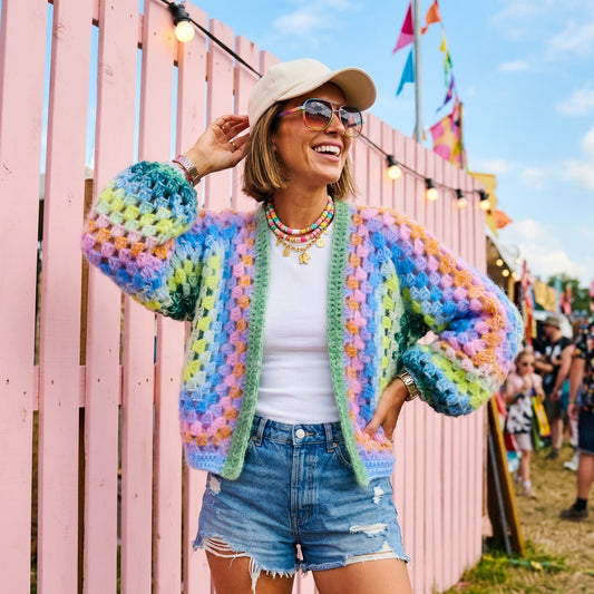 Crochet kit - MYPZ Hexagon Cardigan Lemon Garden (ENG-NL-DE)