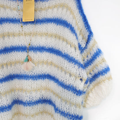 Knitting kit – MYPZ Light Mohair Azure Top  No10 (ENG-NL-DE)