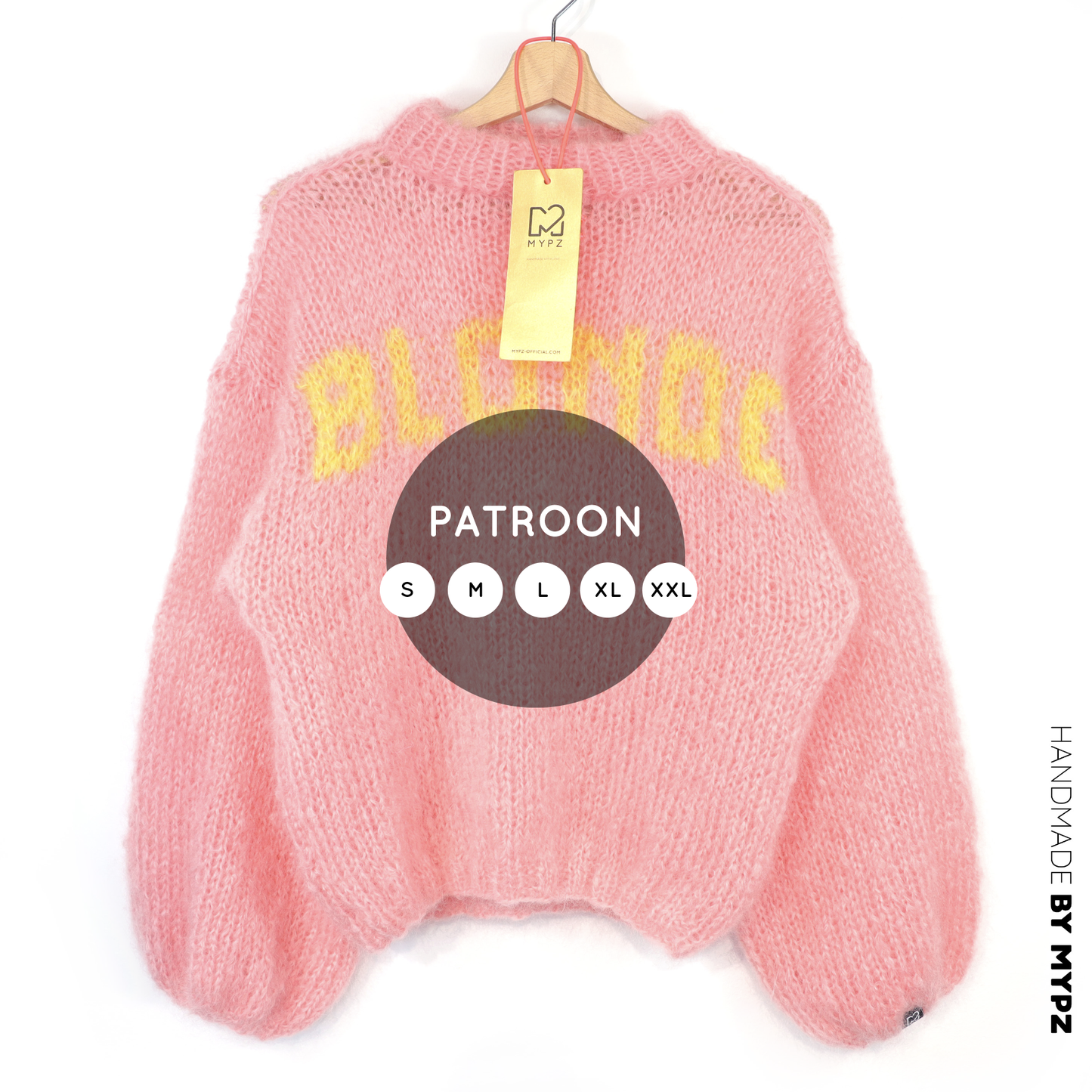 Knit pattern – MYPZ Light Mohair Pullover Blonde No8 (ENG-DE-NL)