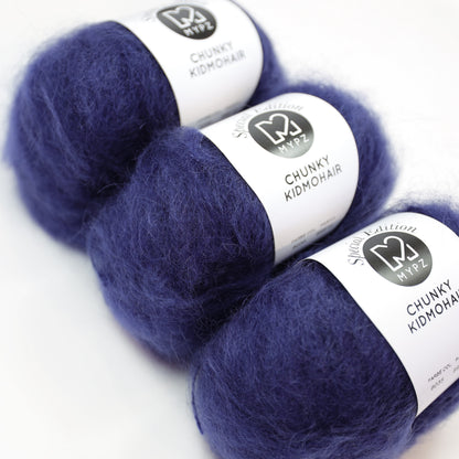 MYPZ Chunky Kidmohair DK Special Edition - Raw Dark Blue