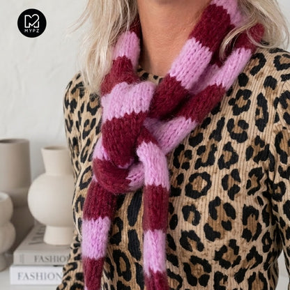 Knitting Kit –  Scarf Sandy (ENG-NL-DE-ES-FR-IT-NO-DA-SV)