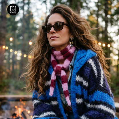 Knitting Kit –  Scarf Sandy (ENG-NL-DE-ES-FR-IT-NO-DA-SV)