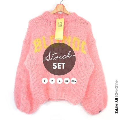 Knitting Kit – MYPZ Light Mohair Pullover Blonde No8 (ENG-DE-NL)
