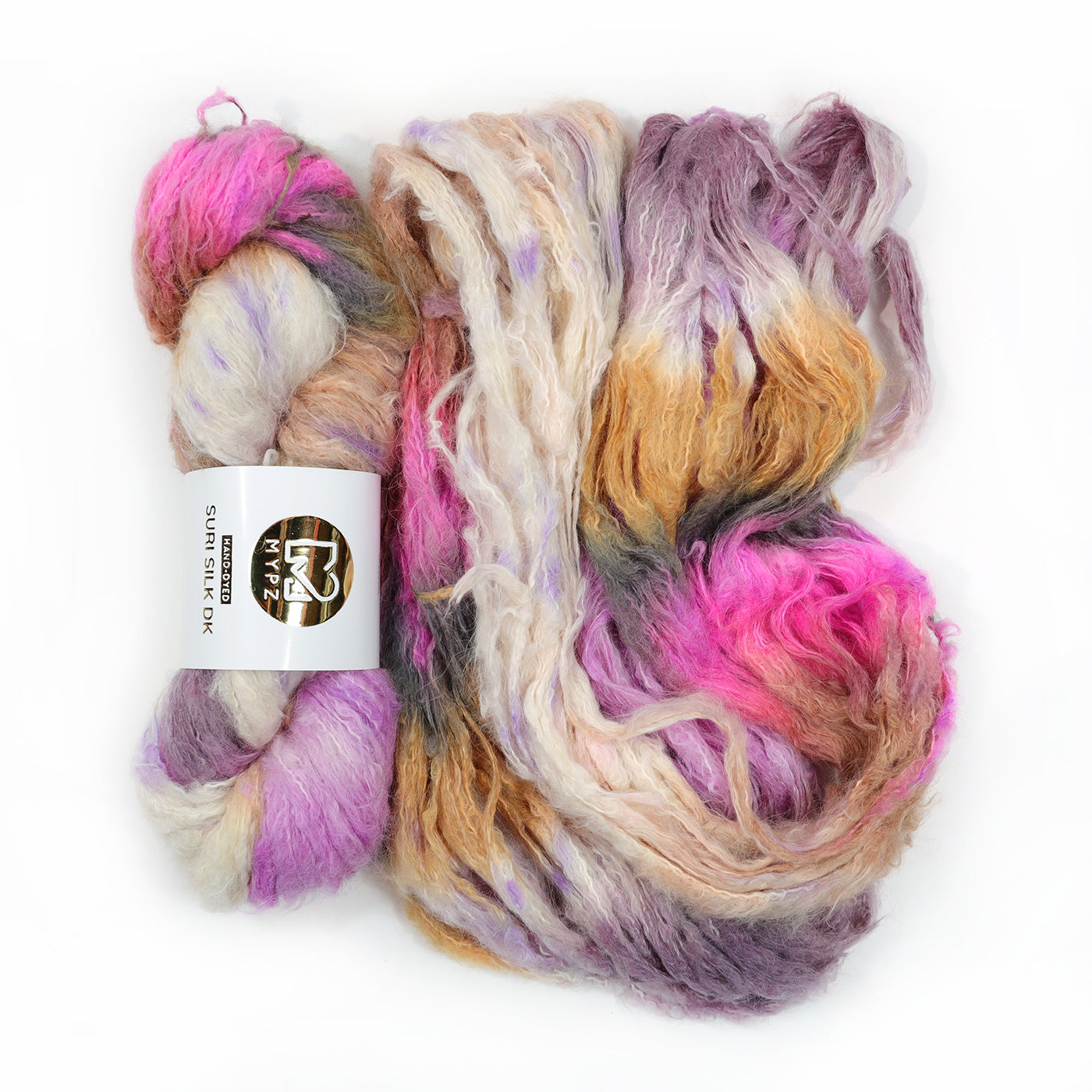 MYPZ Suri Silk DK – hand-dyed Funky Caramel