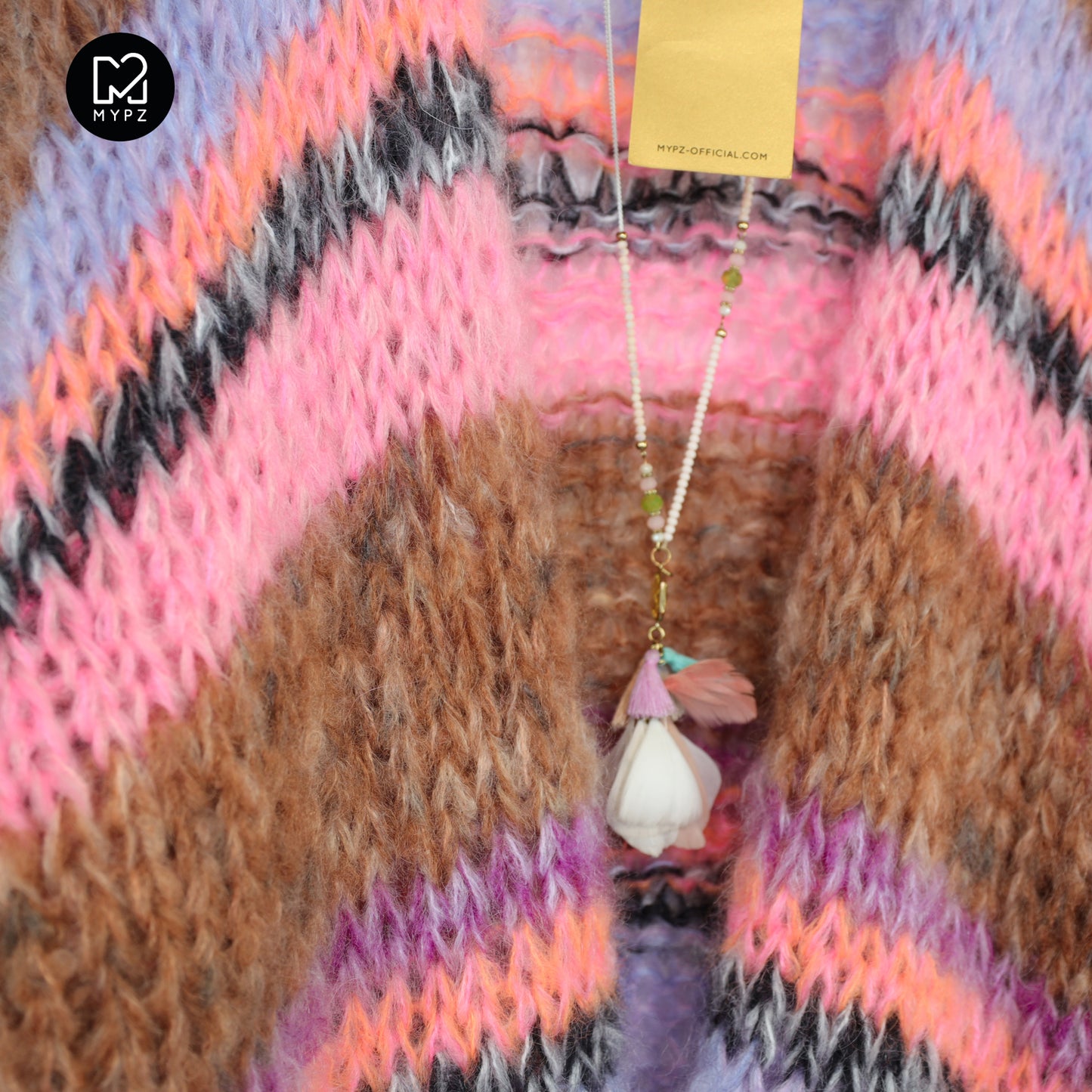 Knitting Kit – MYPZ Chunky Mohair Cardigan Tiger No.15 (ENG-NL-DE)