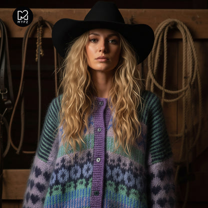 Knitting pattern – MYPZ Cardigan True Blue No6 (ENG-NL-DE)