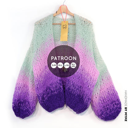 Knit pattern – MYPZ Chunky Alpaca Cardigan Desert Bloom No.15 (ENG-NL-DE)