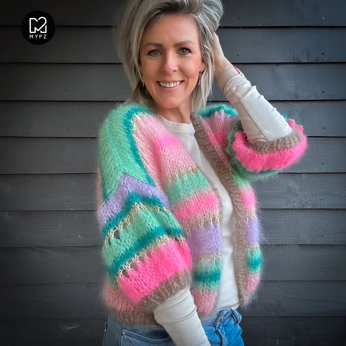 MYPZ Light Mohair Cardigan Faby