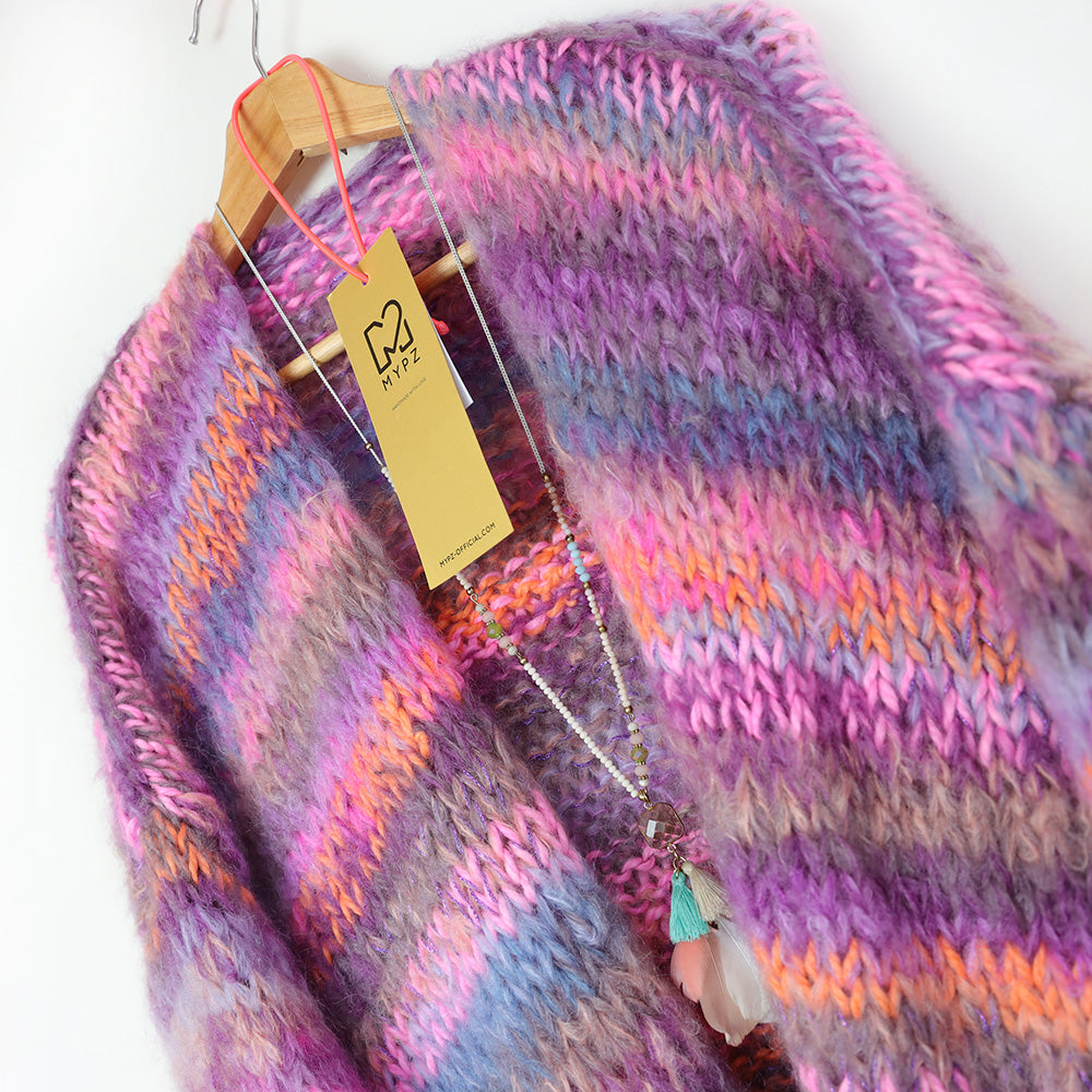 MYPZ Chunky Mohair Cardigan Majestic