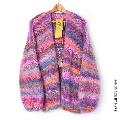 Knit pattern – MYPZ Chunky mohair cardigan Majestic No.15 (ENG-NL)