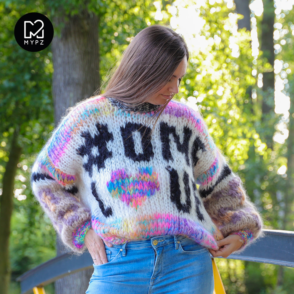 Chunky Mohair Pullover #Onelove