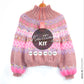 Knitting Kit – MYPZ Nordic top-down sweater Lovely No6 (ENG-NL)