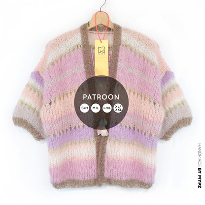 Knit pattern – MYPZ Light Mohair Cardigan Milana No10 (ENG-NL-DE)