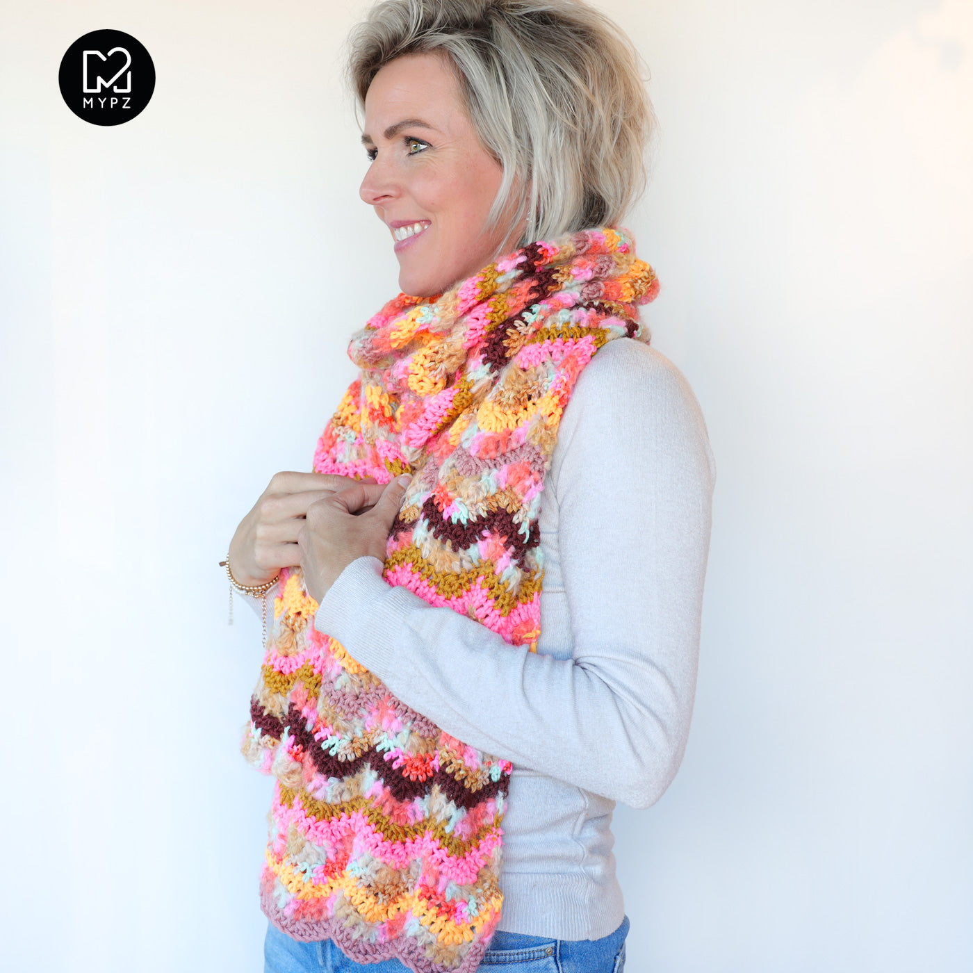 Crochet kit – MYPZ scarf Venice (ENG-NL)