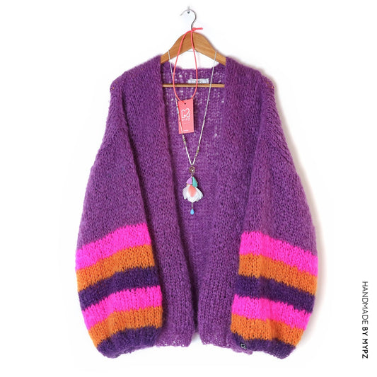 MYPZ light mohair cardigan Celeste no10