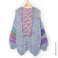 MYPZ Chunky Mohair-Wool Cardigan Vibrant