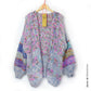 MYPZ Chunky Mohair-Wool Cardigan Vibrant