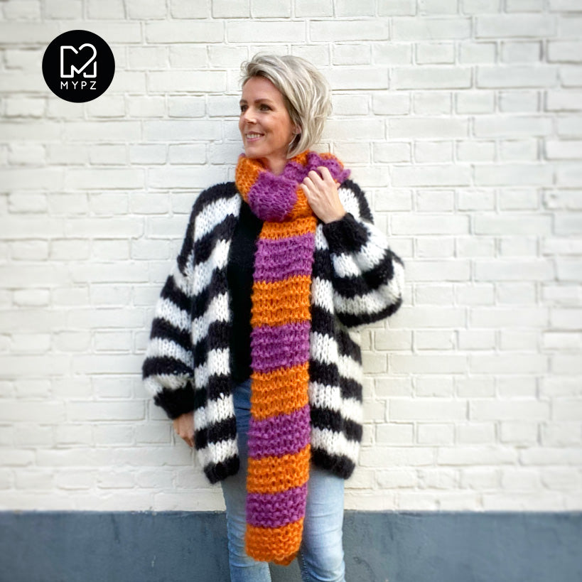 Knitting pattern - Chunky mohair scarf (ENG-NL)