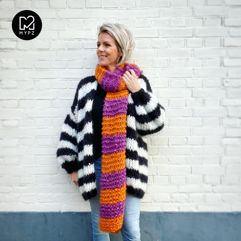 Knitting pattern - Chunky mohair scarf (ENG-NL)