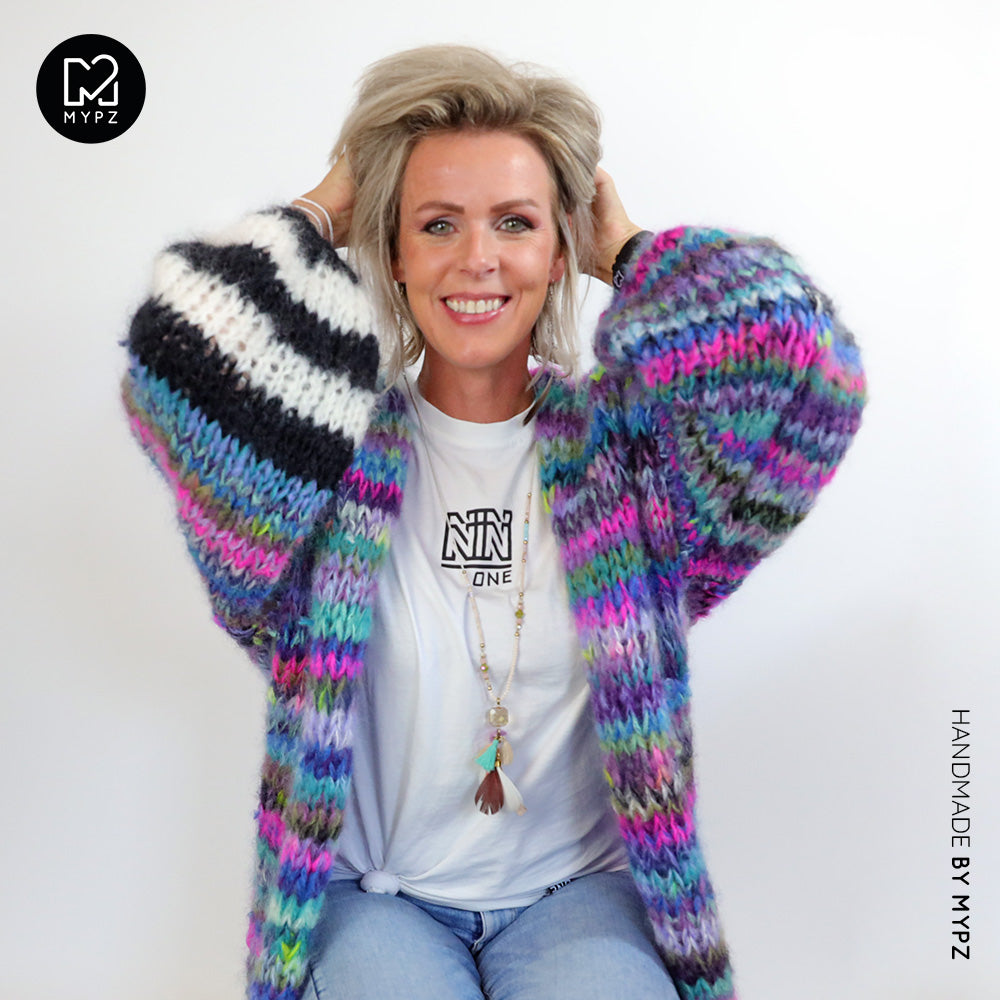 MYPZ Long Chunky Mohair Cardigan Kloë