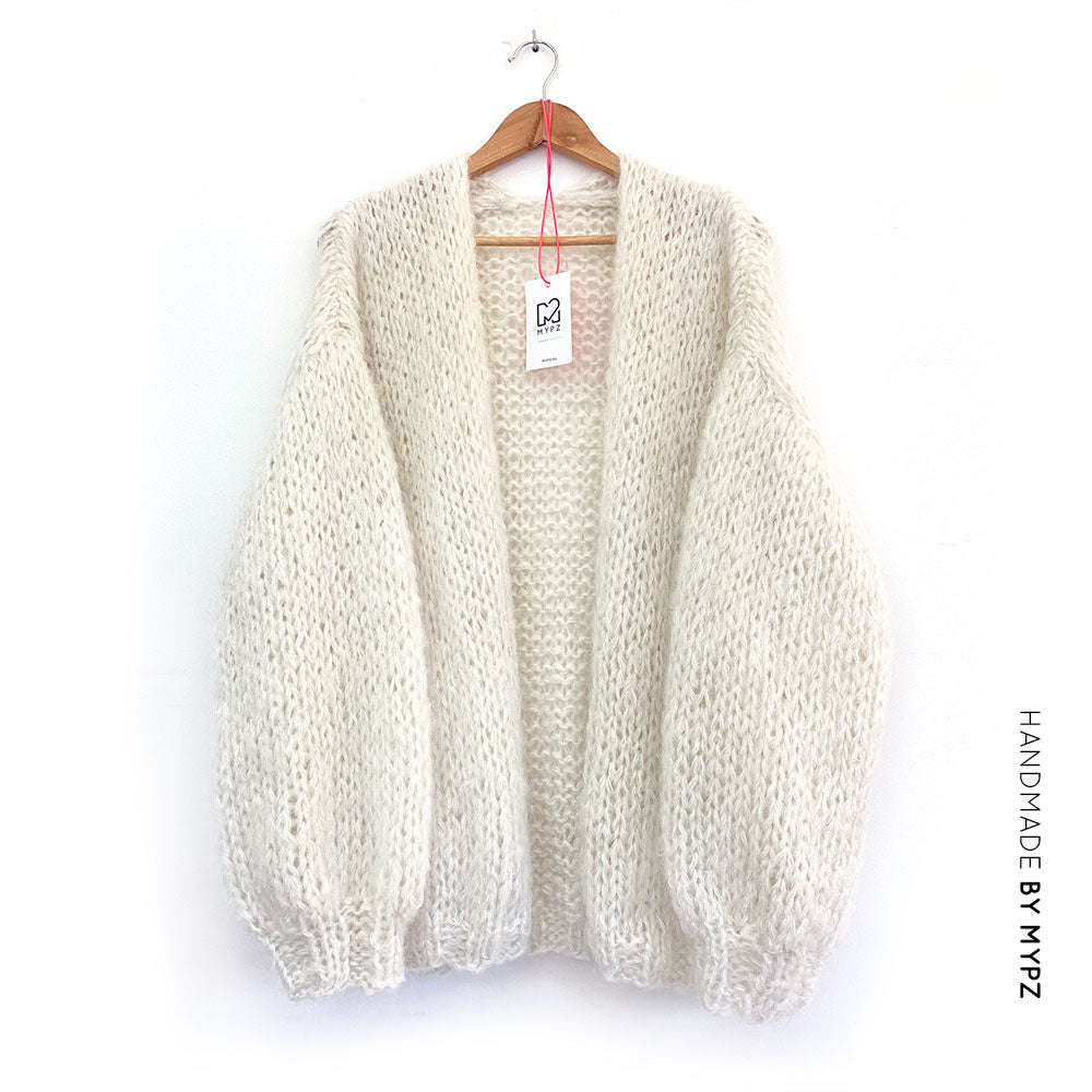 MYPZ mohair cardigan Snow White No 15